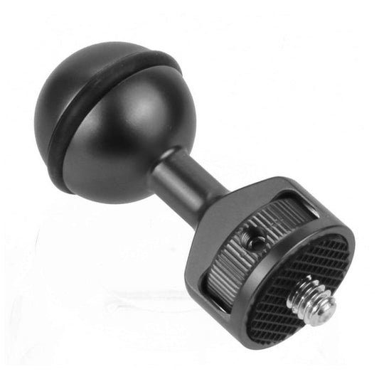2 5cm Ball Head Clip for Action Camera Underwater Video Camera Light Diving Joint Black