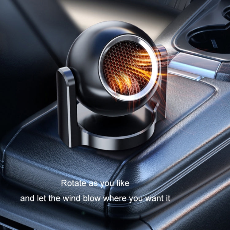 12V Winter Car mounted Fast heating Air Heater Window Glass Defogging Heater White