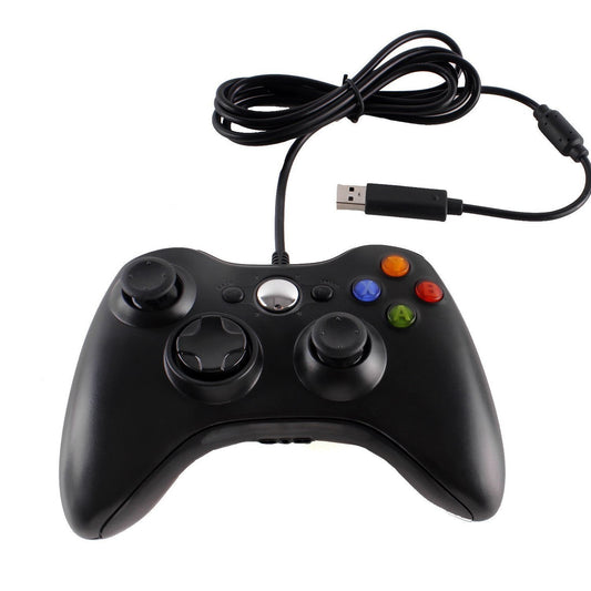 Xbox 360 360 Live 360 Slim Wired Generic Controller Black